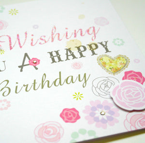 Wishing Birthday Card - SimplySili Labels